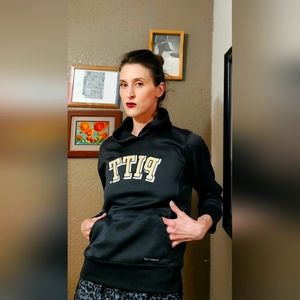 Nike Therma-FIT Hoodie - U of Pittsburgh - Youth Size M (12/14) Grey Sweatshirt